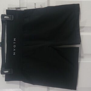 NVGTN Black High-Rise Bike Shorts